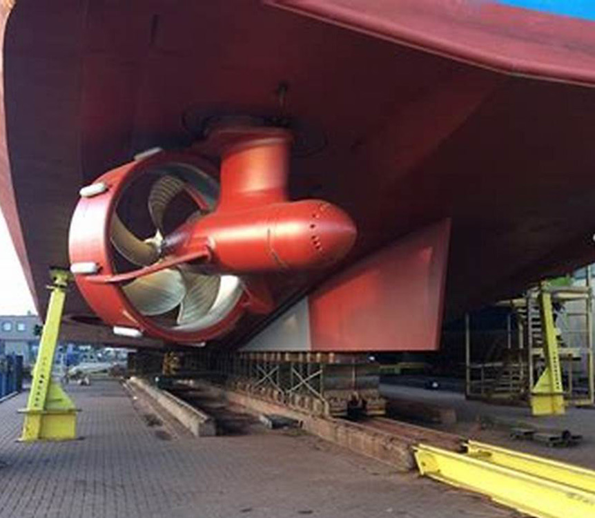 可變螺距槳側推的應用