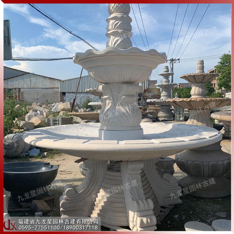 花崗巖石材水缽圖片